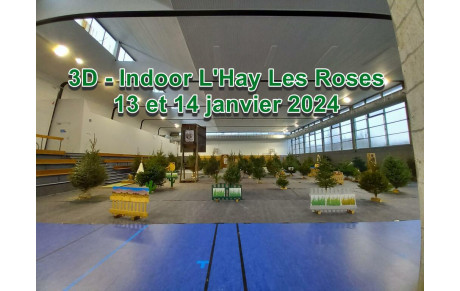 FFTL - 3D Indoor L'Hay Les Roses 14 janvier 2024